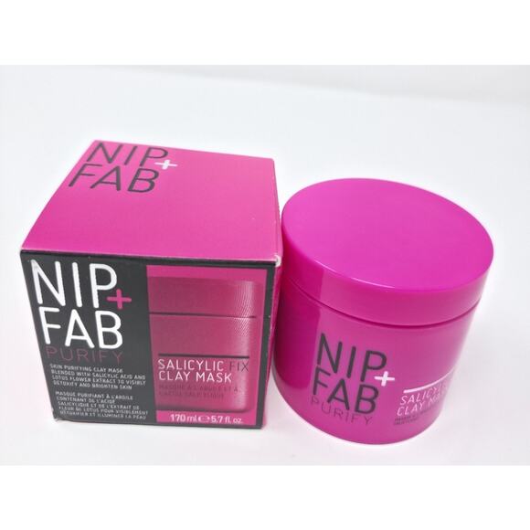 NIP+FAB Purify Salicylic Fix Clay Mask – 170ml / 5.7 fl oz – NEW - Picture 2 of 3